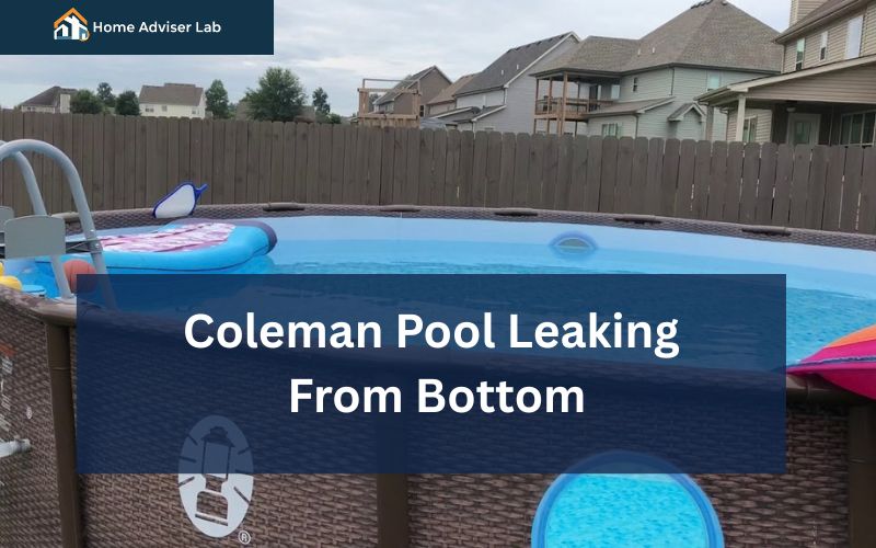 Coleman Pool Leaking From Bottom-FI