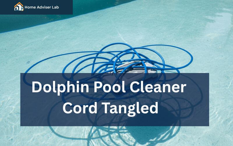Dolphin Pool Cleaner Cord Tangled=FI