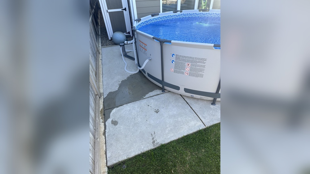 Brand New Above Ground Pool Leaking