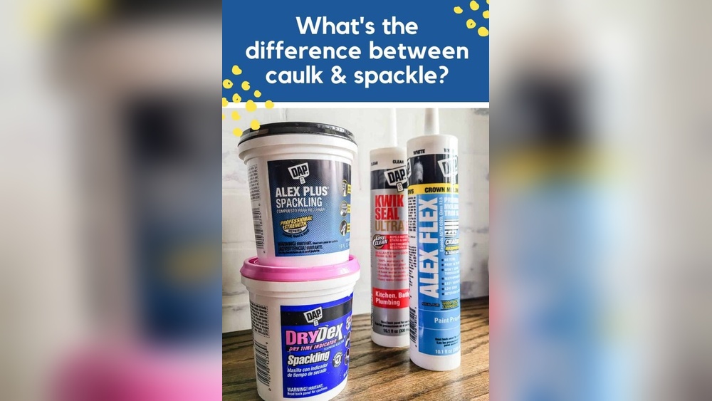 Caulk Vs Spackle