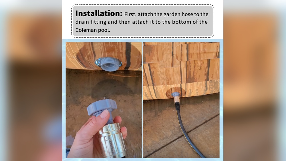 Coleman Pool Drain Hose Adapter