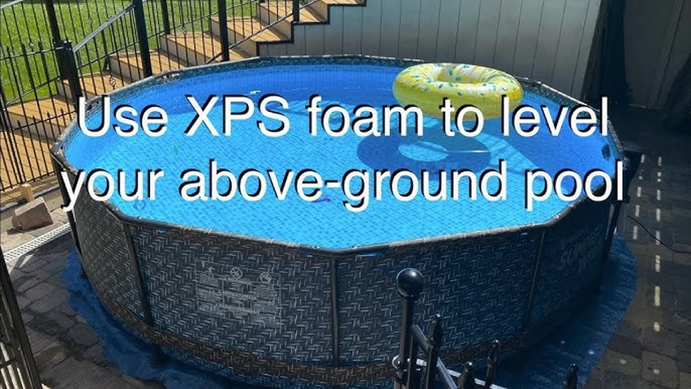 Extruded Polystyrene Foam Under Pool