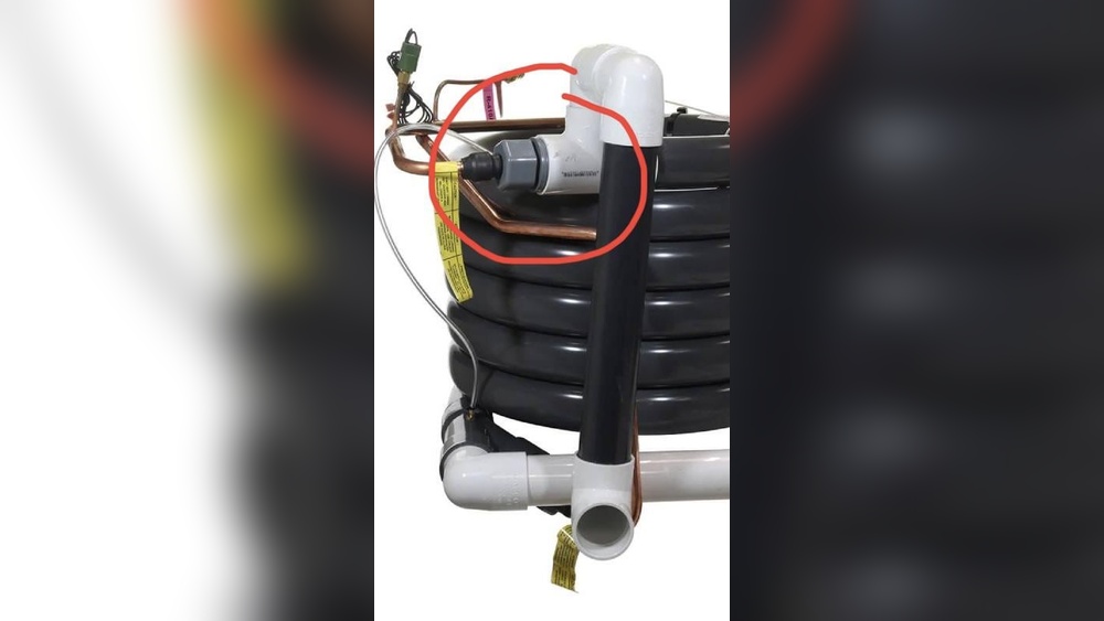 Hayward Pool Heater Leaking Water