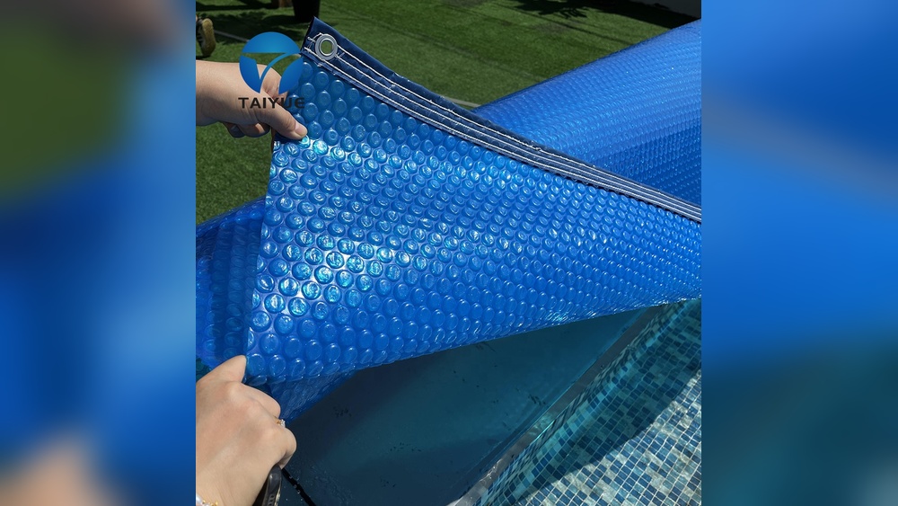 Homemade Pool Cover Bubble Wrap