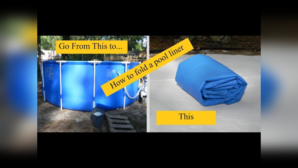 How To Fold A Pool Liner