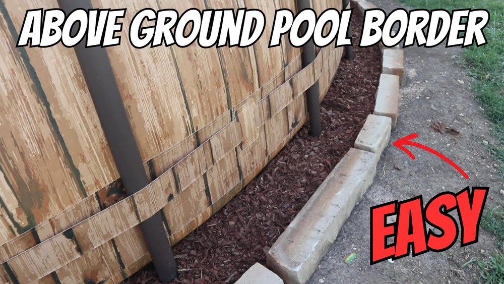 How To Put River Rock Around Above Ground Pool