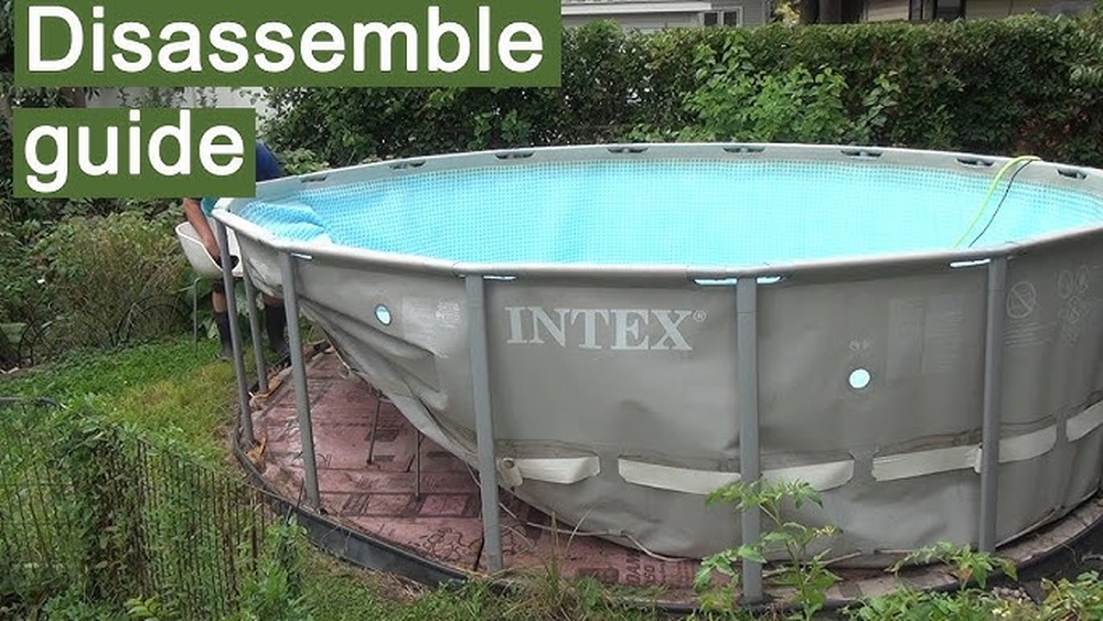 How To Take Down Intex Pool Metal Frame