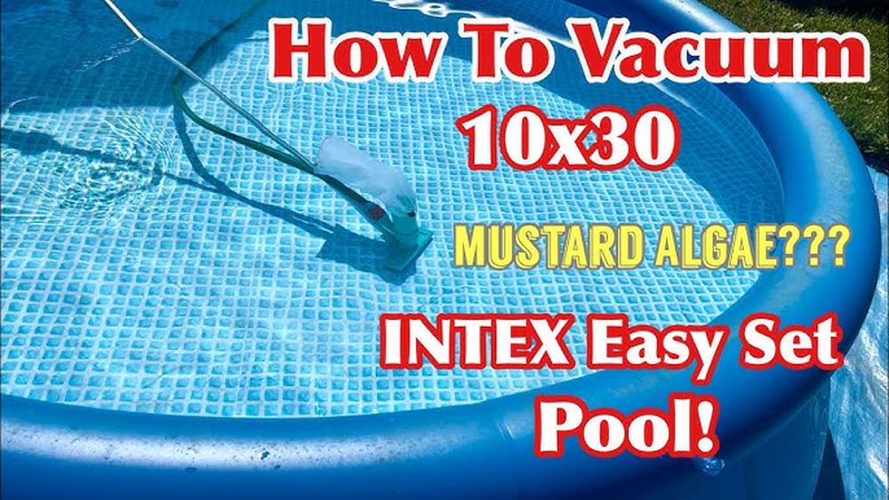 How To Vacuum Algae From Intex Pool