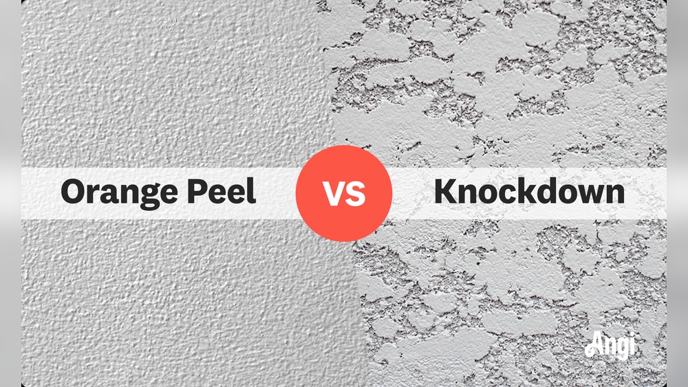 Orange Peel Vs Knockdown