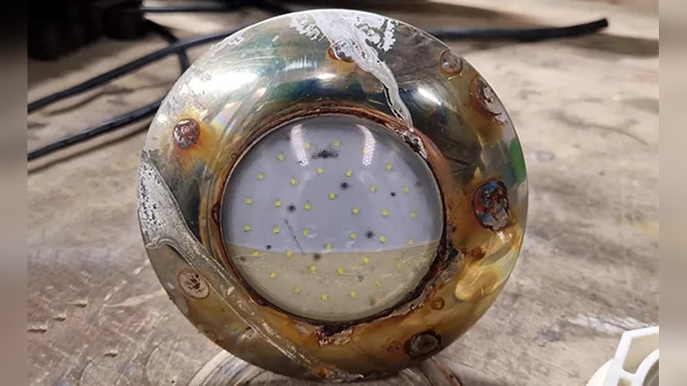 Pool Light Has Water In It