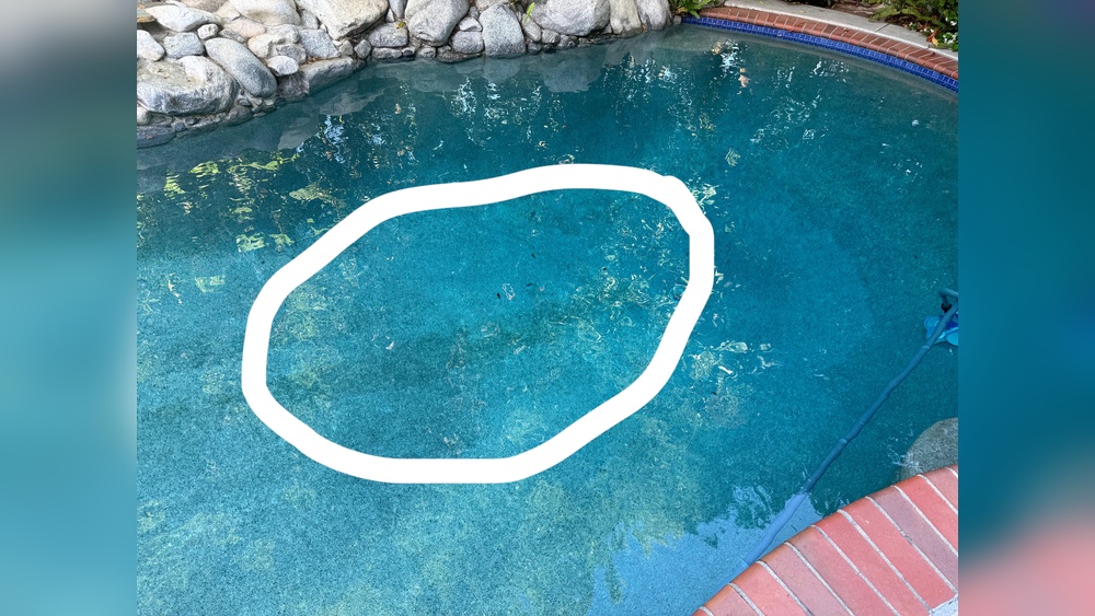 Pressure Wash Pebble Tec Pool