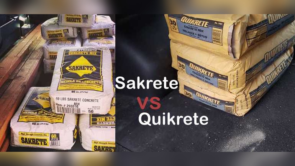 Sakrete Vs Quikrete