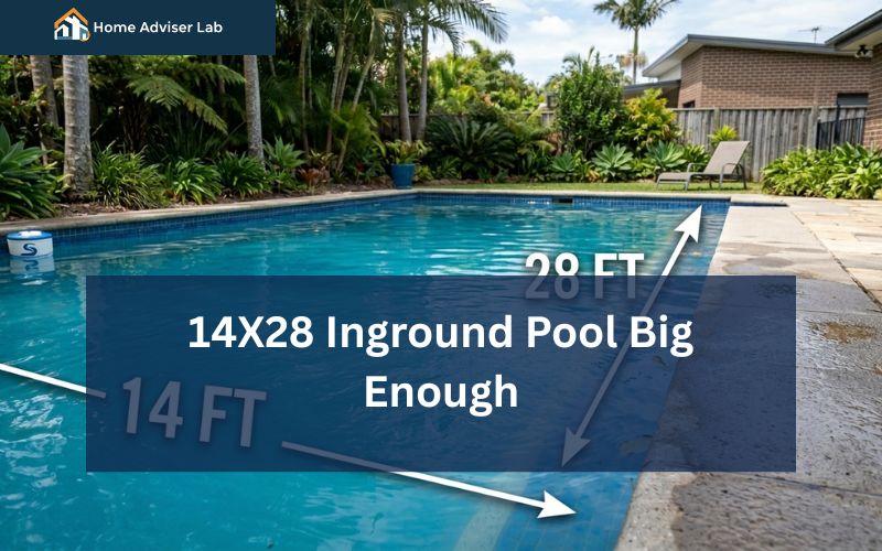 14X28 Inground Pool Big Enough-FI