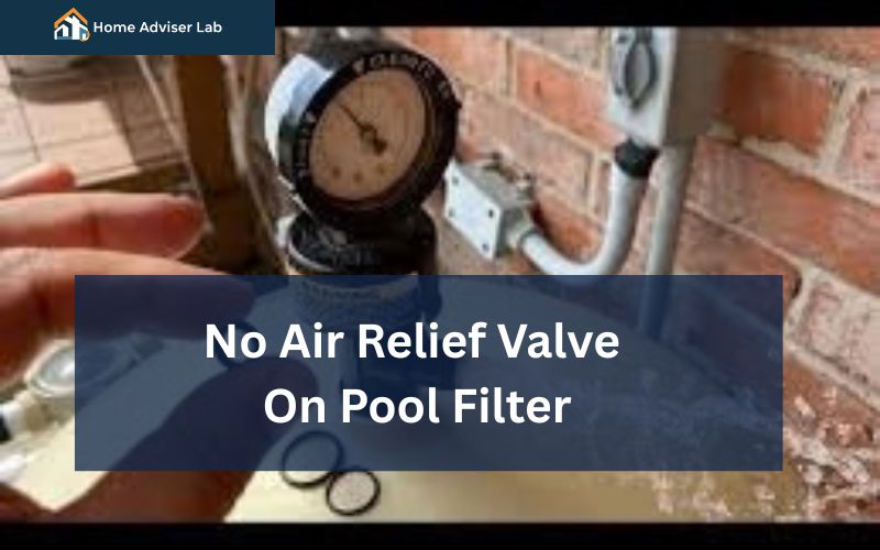 No Air Relief Valve On Pool Filter-FI
