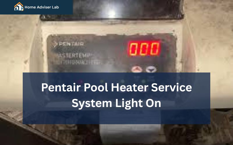 Pentair Pool Heater Service System Light On-FI
