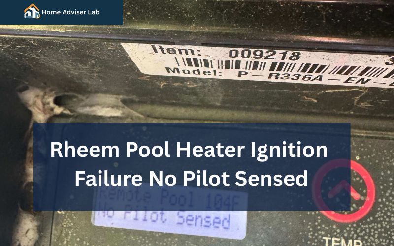 Rheem Pool Heater Ignition Failure No Pilot Sensed-FI
