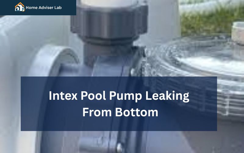 Intex Pool Pump Leaking From Bottom-FI