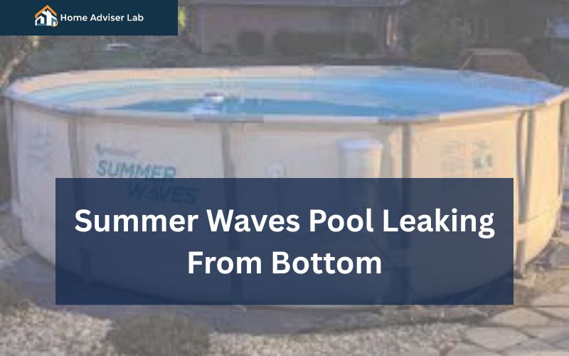 Summer Waves Pool Leaking From Bottom-FI