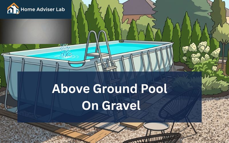 Above Ground Pool On Gravel-FI