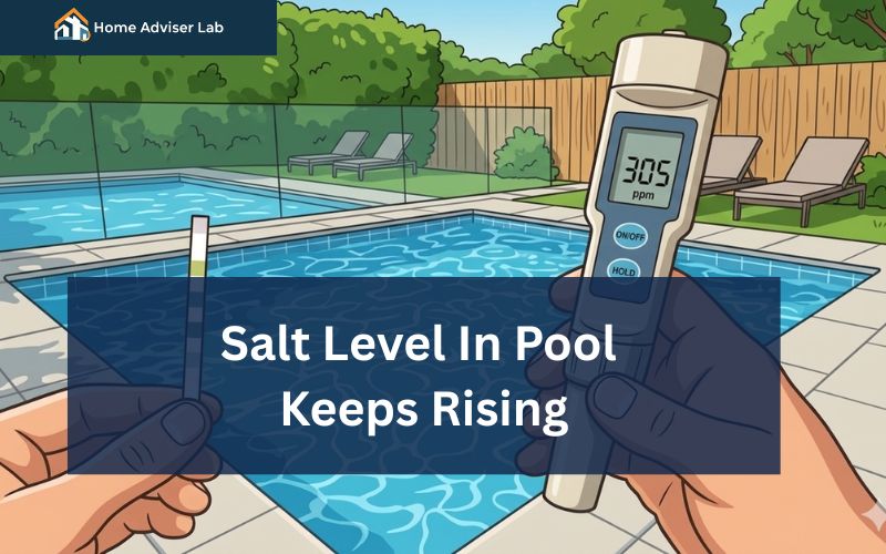 Salt Level In Pool Keeps Rising-FI