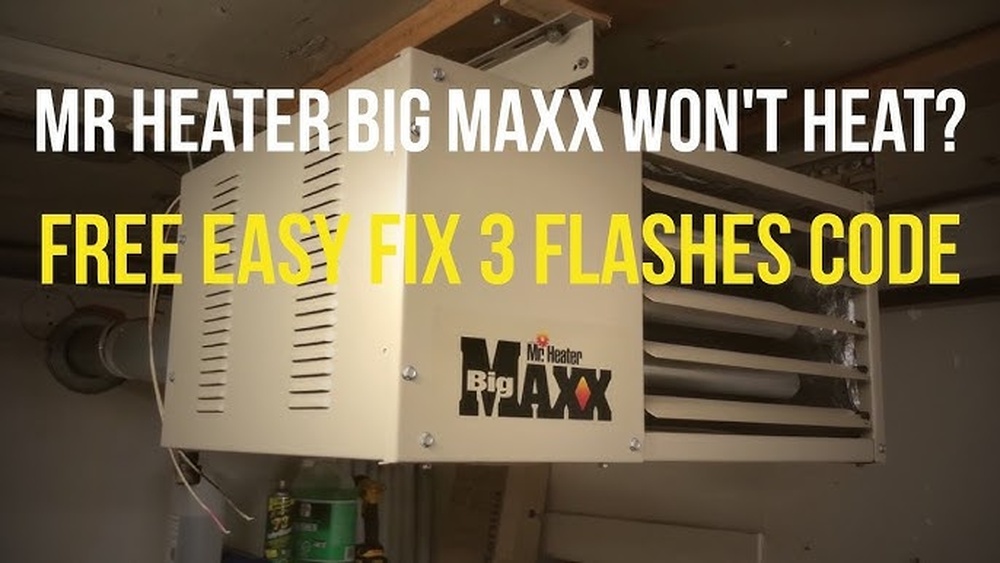 Mr Heater Big Maxx Wont Ignite