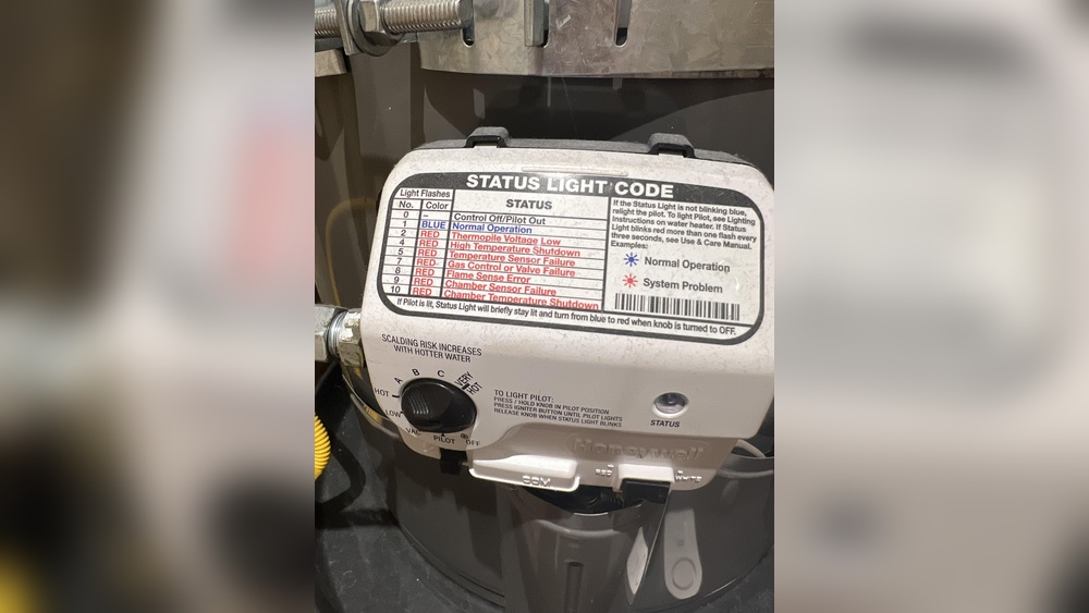 Richmond Water Heater Blinking Light Codes