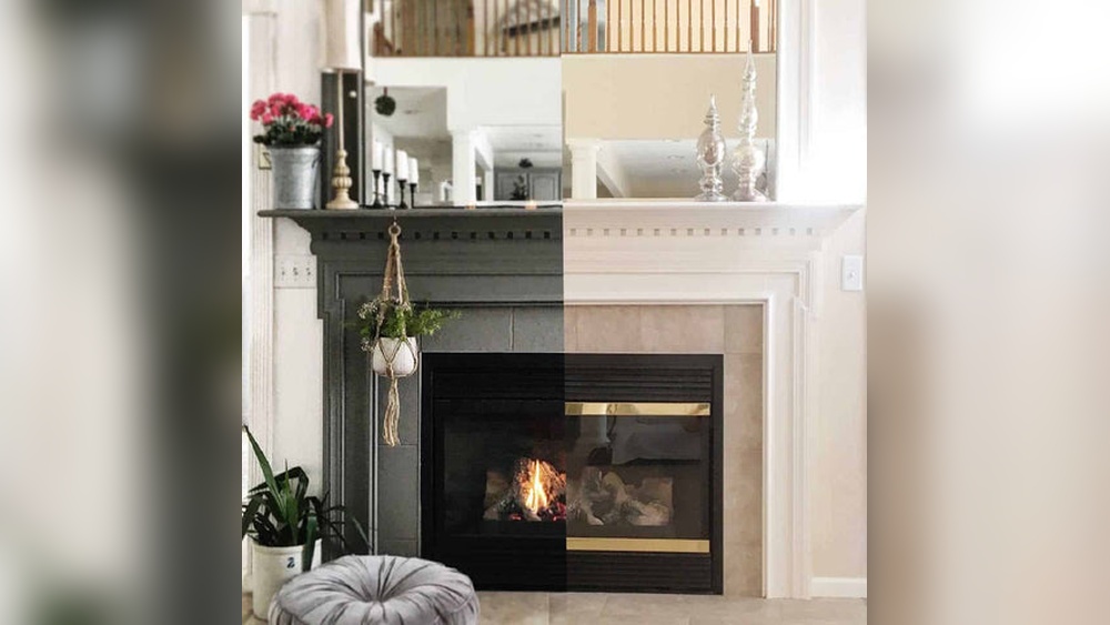 Can U Paint Marble Fireplace