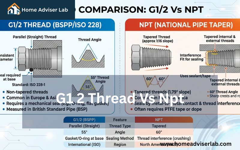 G1 2 Thread Vs Npt-FI