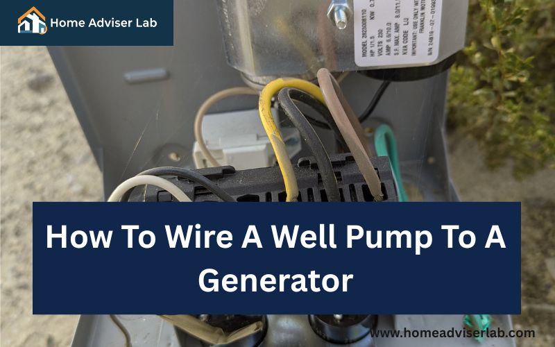 How To Wire A Well Pump To A Generator