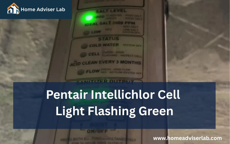 Pentair Intellichlor Cell Light Flashing Green-FI