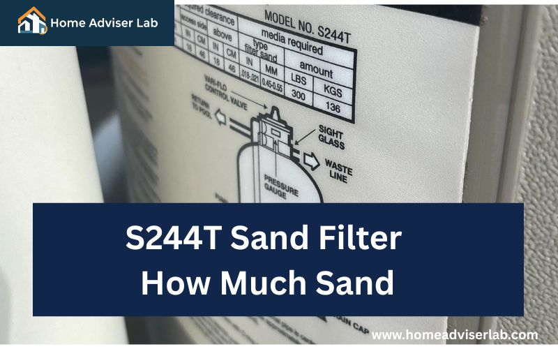 S244T Sand Filter How Much Sand-FI
