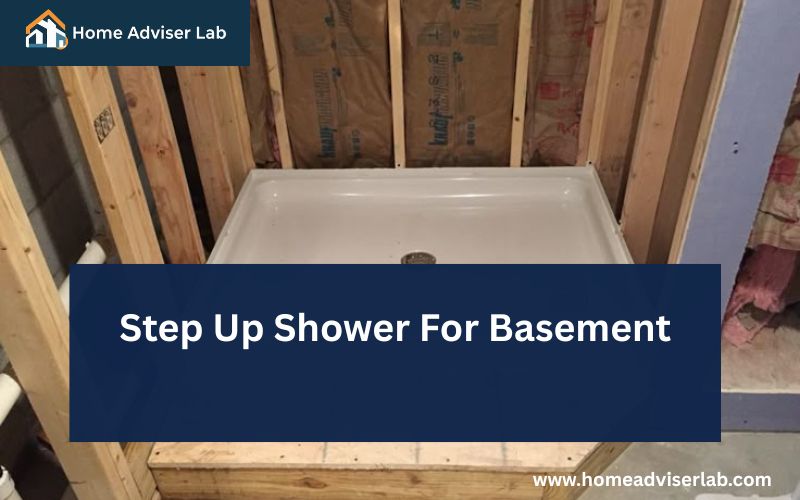 Step Up Shower For Basement-FI