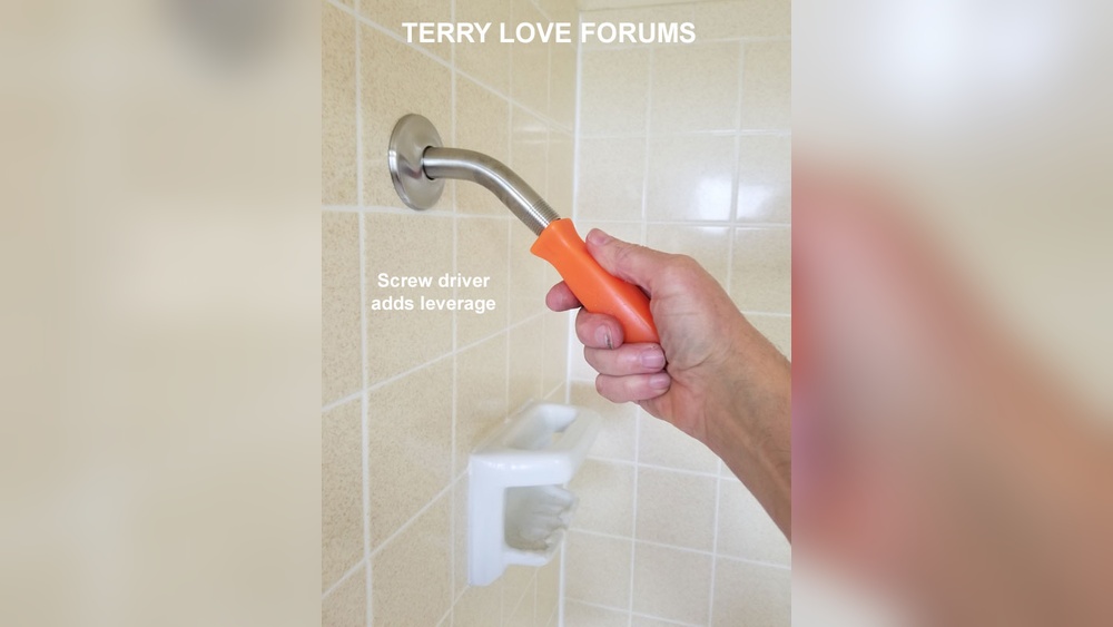 How To Tighten A Shower Arm