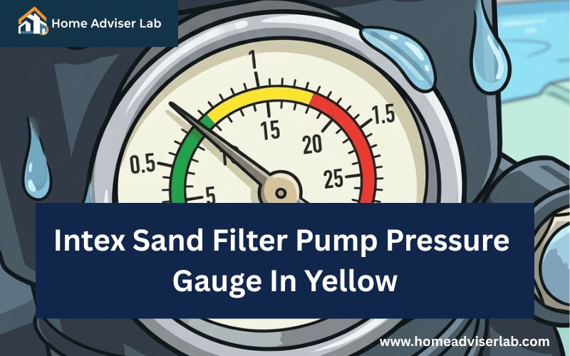 Intex Sand Filter Pump Pressure Gauge In Yellow-FI