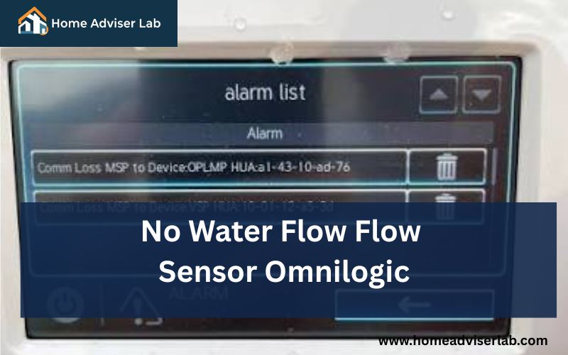 No Water Flow Flow Sensor Omnilogic-FI