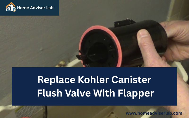 Replace Kohler Canister Flush Valve With Flapper-FI