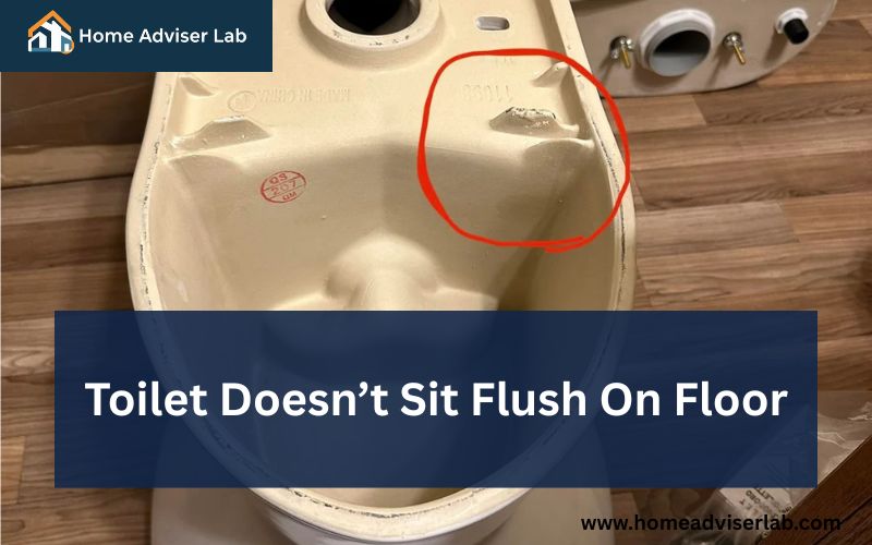 Toilet Doesn’t Sit Flush On Floor-FI