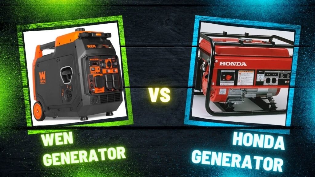 Wen Vs Honda Generator-FI