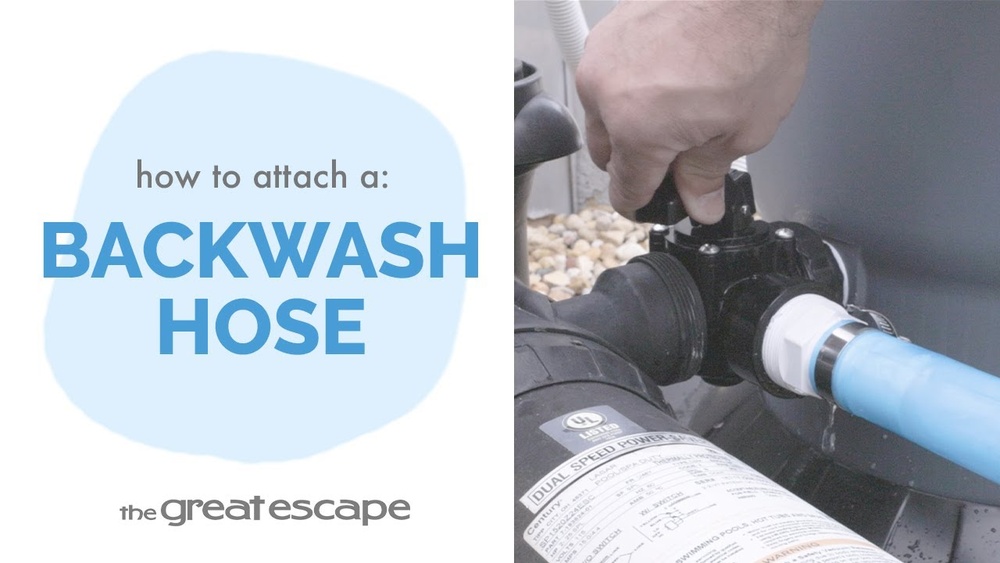 How To Attach Backwash Hose