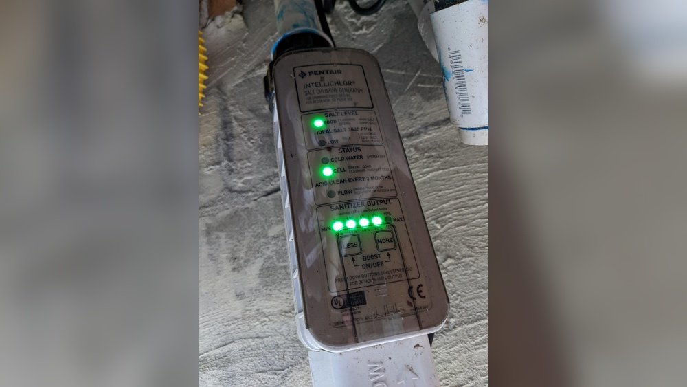 Pentair Intellichlor Not Lighting Up