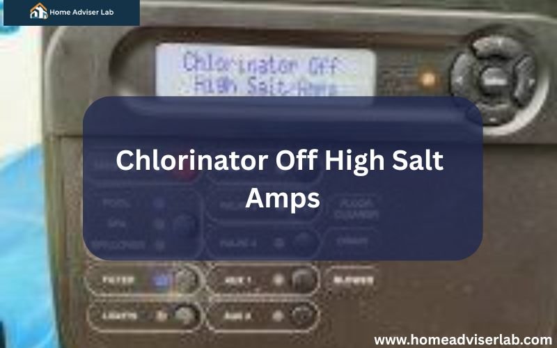 Chlorinator Off High Salt Amps-FI