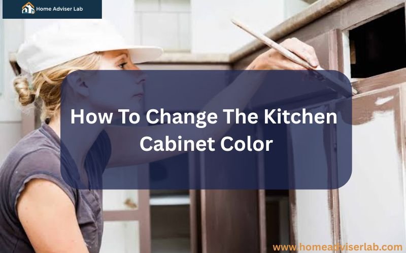 How To Change The Kitchen Cabinet Color-FI