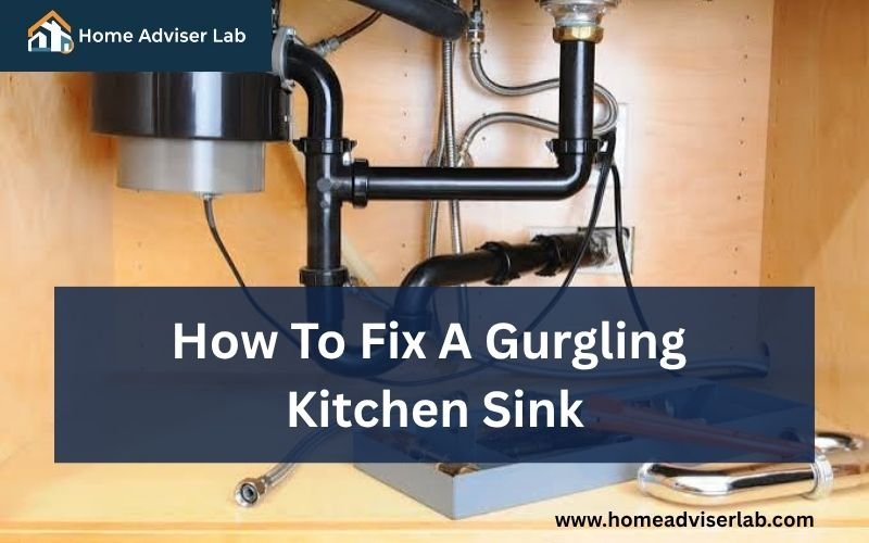 How To Fix A Gurgling Kitchen Sink-FI