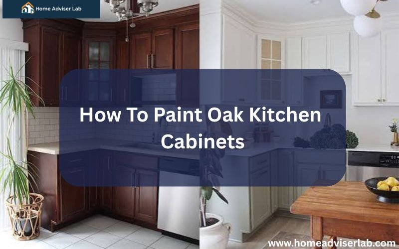 How To Paint Oak Kitchen Cabinets-FI