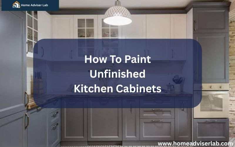 How To Paint Unfinished Kitchen Cabinets-FI
