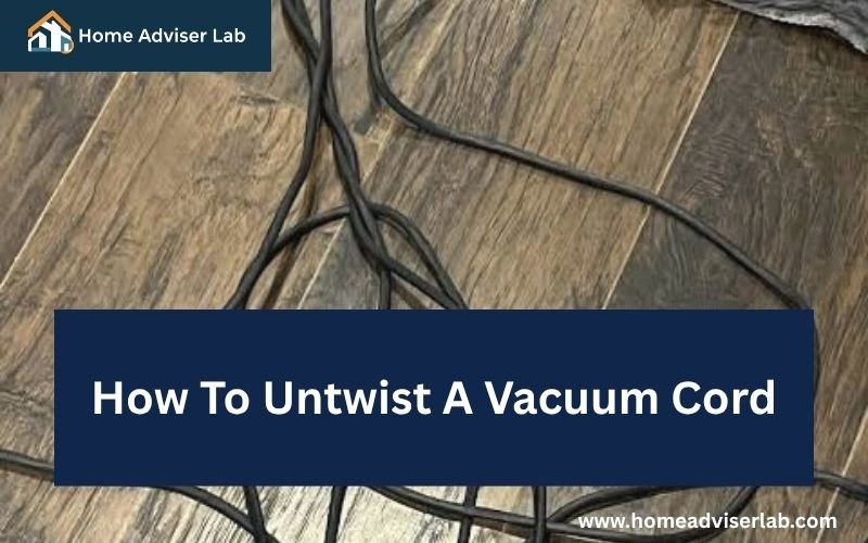 How To Untwist A Vacuum Cord-FI