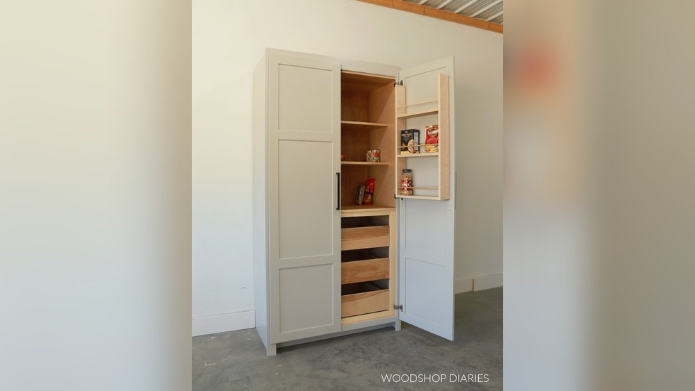 How To Build A Kitchen Pantry Cabinet