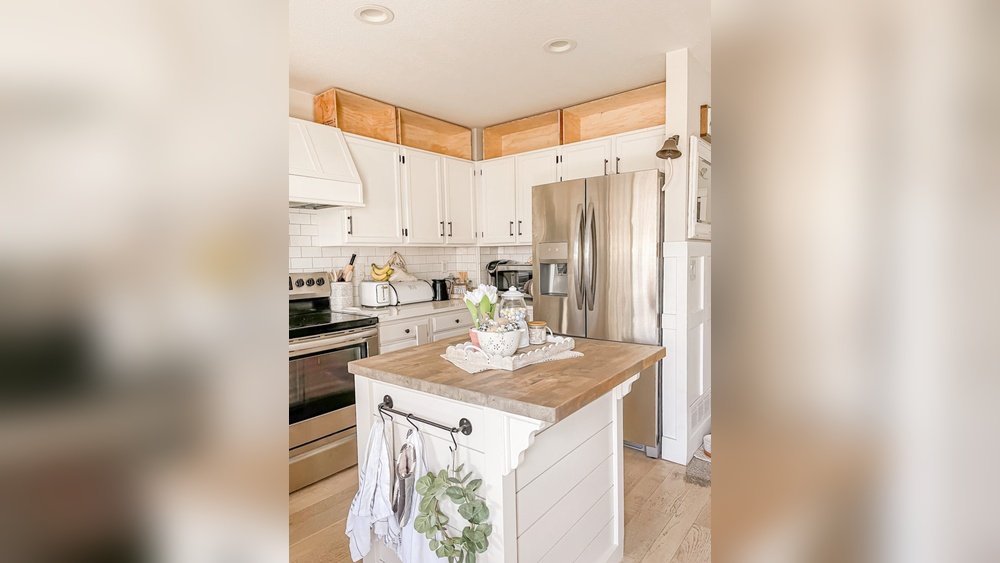 How To Build Boxes Above Kitchen Cabinets