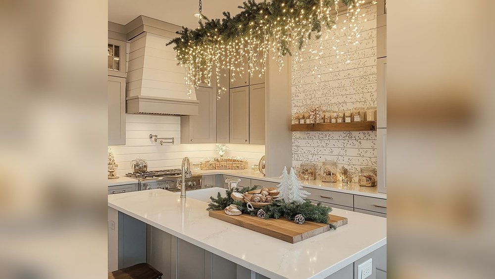 How To Decorate Kitchen Island For Christmas