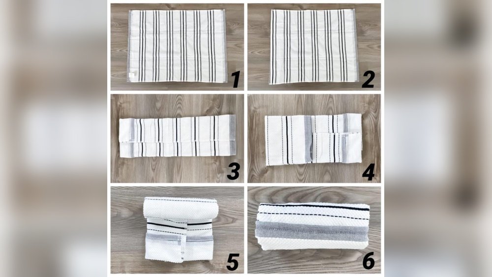 How To Fold Kitchen Towels Fancy